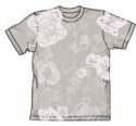 海賊旗オールプリント Tシャツ ライトグレー : サイズM