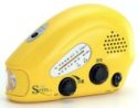 Seiyu 手回し発電・蓄電OK! 充電ちゅ~太(ラジオ・携帯電話充電機能付き) イエロー SY-899