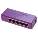 Logitec 5ポート100BASE-TXスイッチングカラーハブ(パープル)