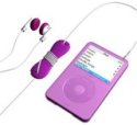 Sumajin Loop G5 30G Starter Kit Purple iPod 5G 30GB シリコンケース/スマートラップ/ファンキーイヤーパッド/スクリーンフィルム/ストラップセット LSKG5-30GB-PL