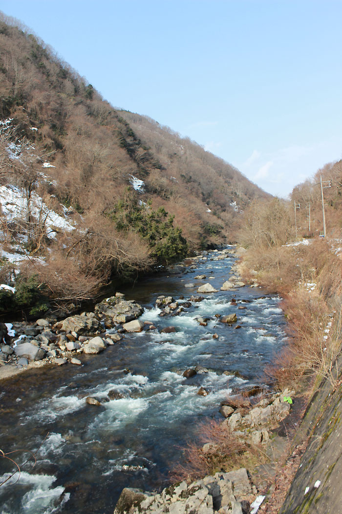 須川峡 比和川の流れ