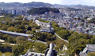 姫路城大天守より西の眺め