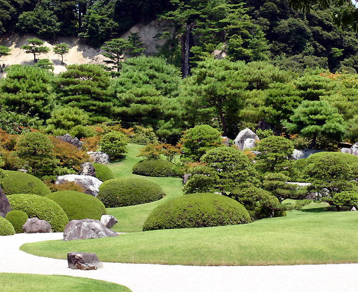 足立美術館 滝